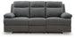 Side-Swipe REC Sofa w/Drop Down Table