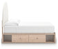 Arloster Full Upholstered Panel Bed with Storage