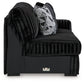 Midnight-Madness 3-Piece Sectional with Chaise