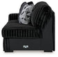 Midnight-Madness 3-Piece Sectional with Chaise