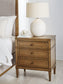 Sharlance Three Drawer Night Stand