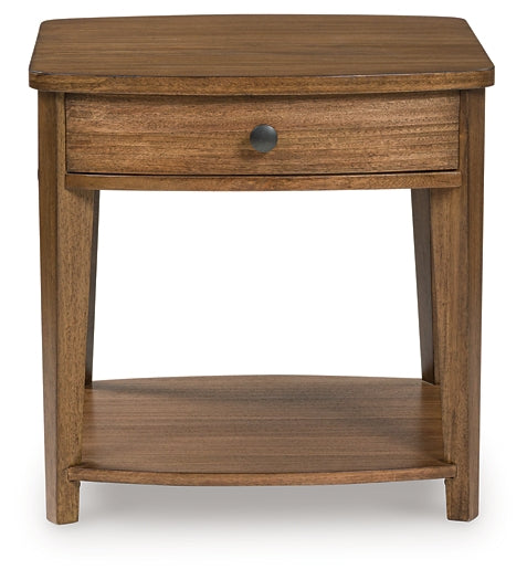Burkbyer Rectangular End Table