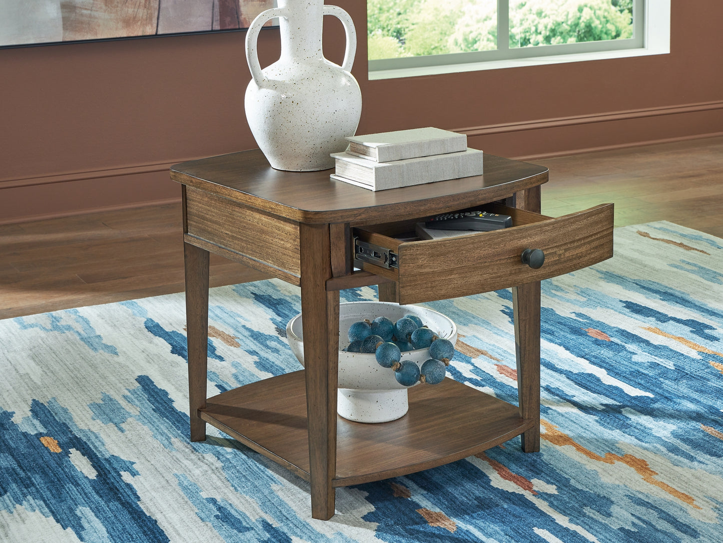 Burkbyer Rectangular End Table