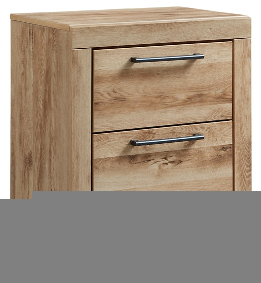 Hyanna Twin Panel Bed with Mirrored Dresser and Nightstand