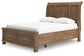 Feddinger Queen Storage Sleigh Bed with Mirrored Dresser