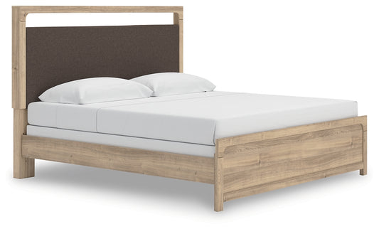 Kinlanni King Upholstered Panel Bed