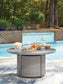 Half Moon Beach Round Fire Pit Table