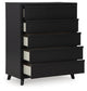 Danziar King Panel Headboard, Dresser, Mirror, Chest and Nightstand