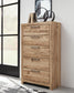 Hyanna Twin Panel Headboard, Dresser, Mirror, Chest and Nightstand