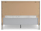 Gerridan King Panel Bed with Mirrored Dresser