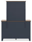 Landocken Twin Panel Headboard, Dresser and Mirror