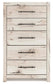 Lawroy King Panel Storage Bed, Dresser, Mirror, Chest and Nightstand