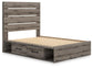 Graystorm Full Panel Storage Bed, Dresser, Mirror, Chest and Nightstand