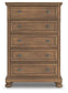 Feddinger California King Storage Sleigh Bed with Mirrored Dresser, Chest and Nightstand