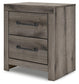 Graystorm King Panel Bed, Dresser, Mirror and Nightstand