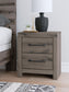 Graystorm King Panel Bed, Dresser and Mirror