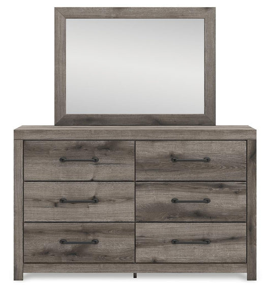 Urbanoore Twin Panel Bed with Storage, Dresser, Mirror and Nightstand