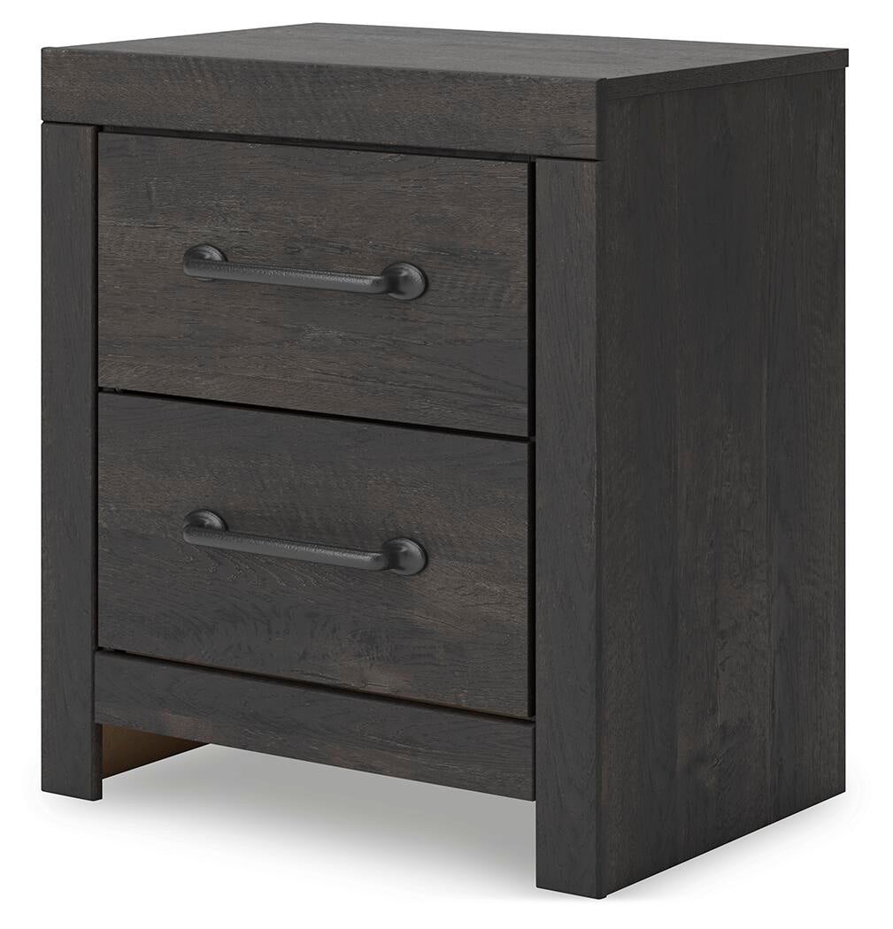 Hollivern Full Panel Bed with Storage, Dresser, Mirror, Chest and Nightstand
