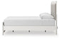 Zuraleus Queen Upholstered Panel Platform Bed, Dresser and Mirror