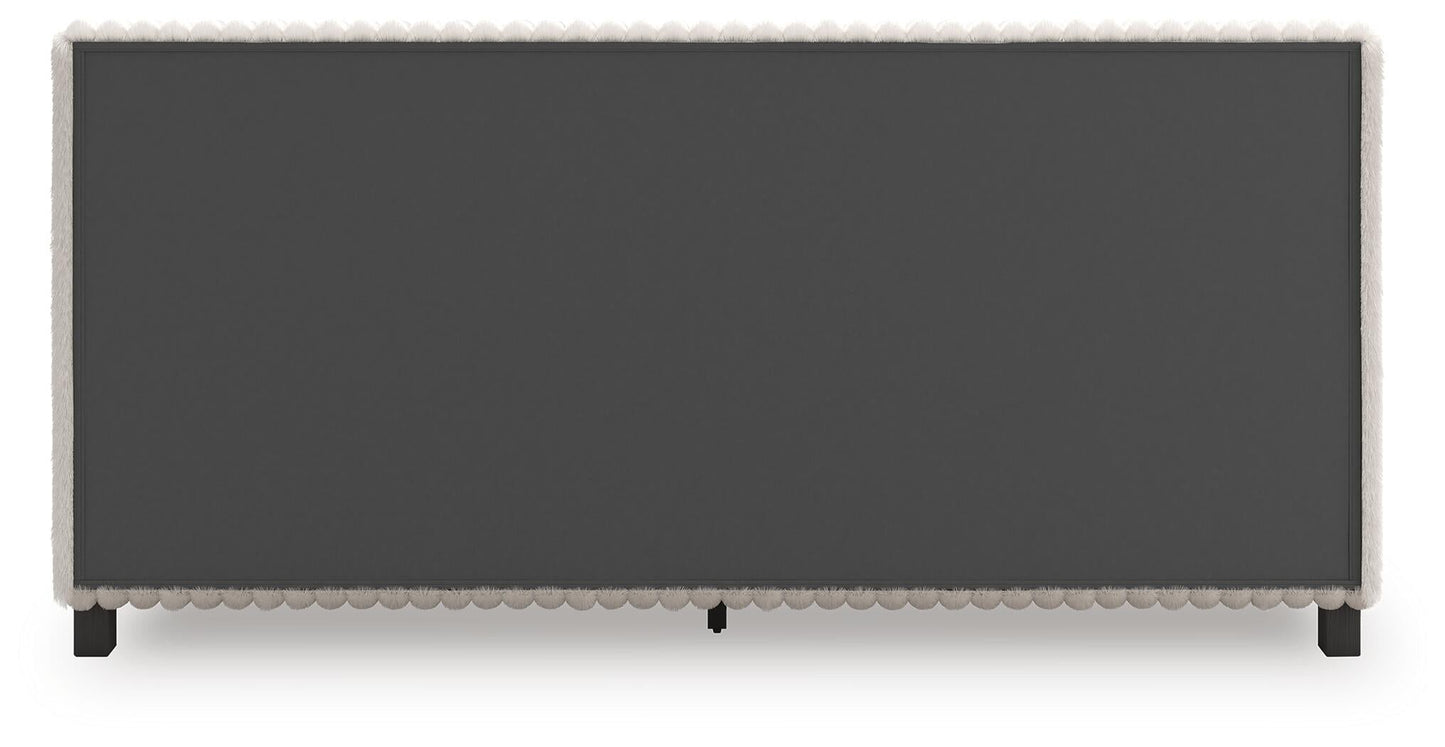 Zuraleus King Upholstered Bed, Dresser, Mirror, Chest and Nightstand