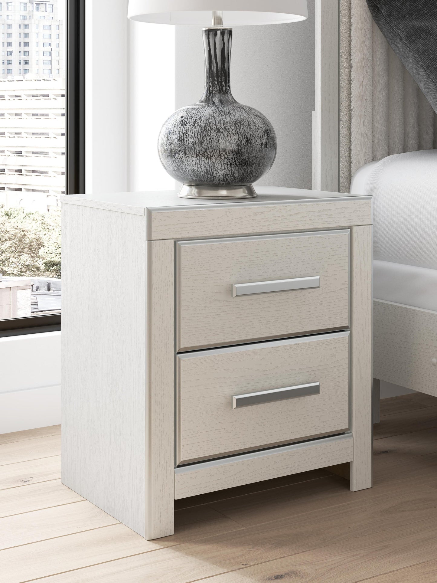 Zuraleus King Upholstered Bed, Dresser, Mirror, Chest and Nightstand