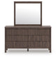 Pamytta Queen Panel Platform Bed, Dresser, Mirror, Chest and Nightstand