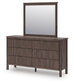 Pamytta Queen Panel Platform Bed, Dresser, Mirror and Nightstand