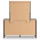 Pamytta Full Panel Bed, Dresser, Mirror and Nightstand