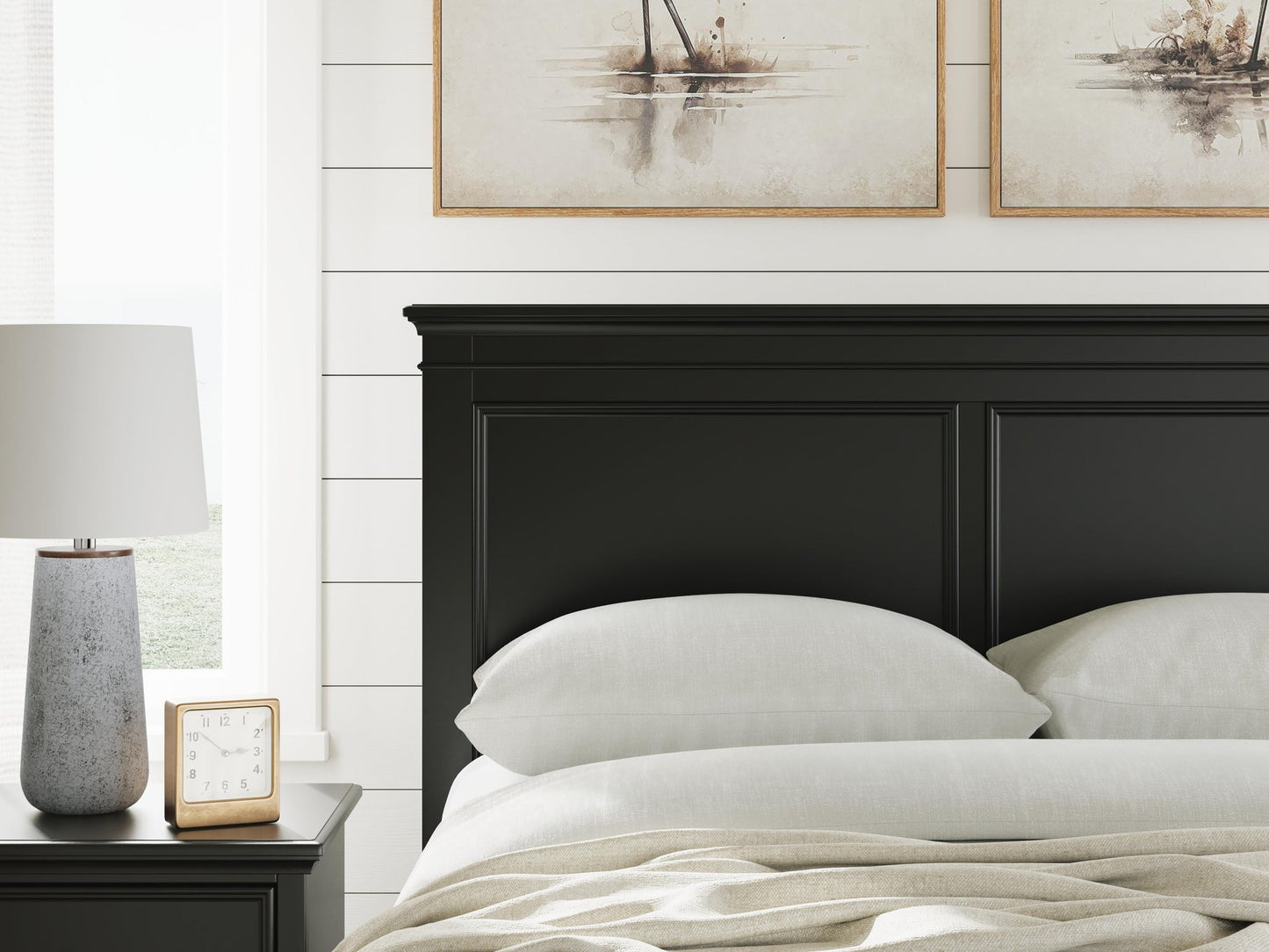 Lanolee Full Panel Storage Bed, Dresser and Mirror
