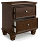 Danabrin King Panel Storage Bed, Dresser, Mirror and Nightstand