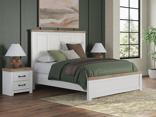 Savonport King Panel Bed. Dresser, Mirror and Nightstand