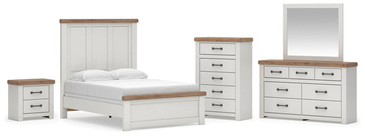 Savonport Full Panel Bed, Dresser, Mirror, Chest and Nightstand