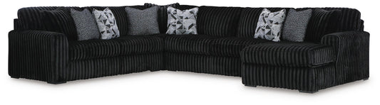 Midnight-Madness 6-Piece Sectional with Chaise